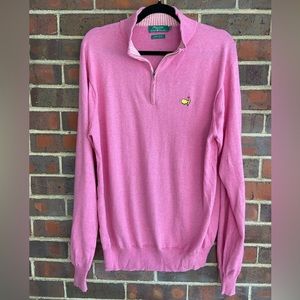 Masters Designed by Peter Millar Quarter Zip Sweater